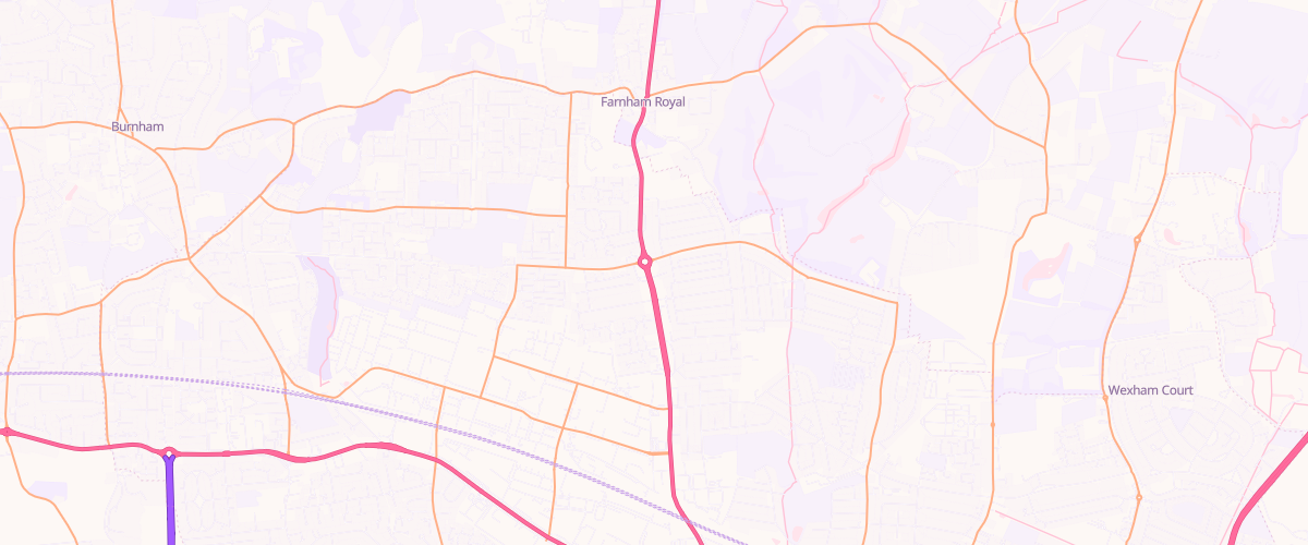 Map showing the location of Pgg Farnham Rd