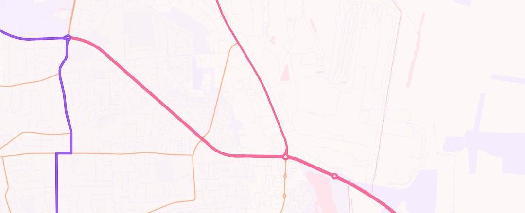 Map showing Midland Service Garage, Scunthorpe