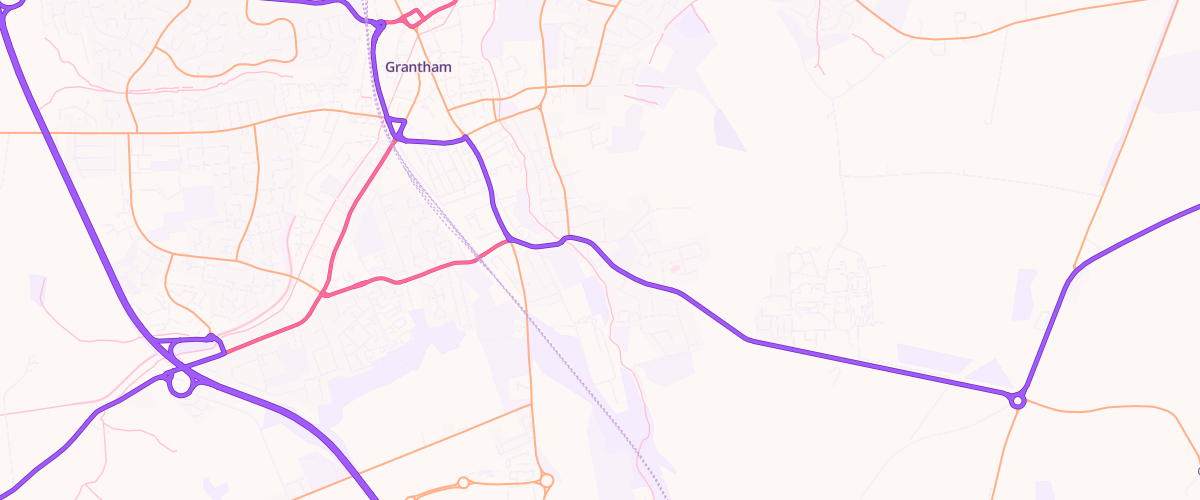 Map showing the location of Mfg Somerby Hill