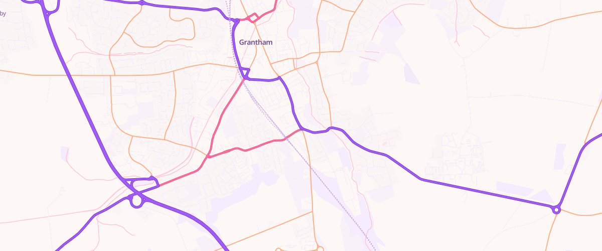 Map showing the location of Rontec St Leonards