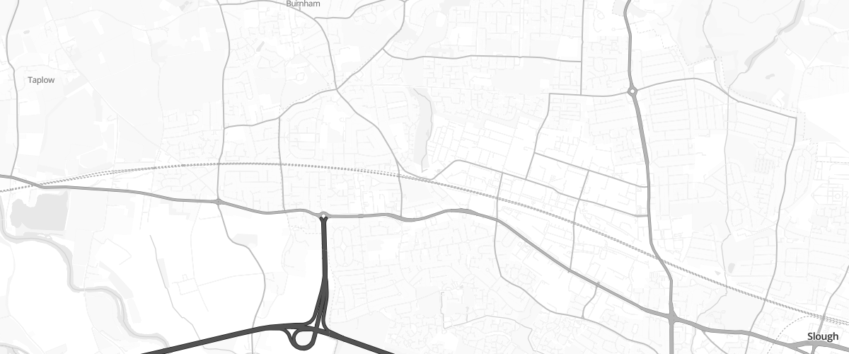 Map showing the location of Shell Burnham
