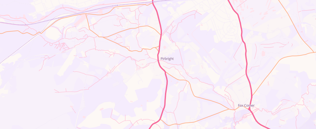 Map showing Squire Furneaux Guildford, Pirbright