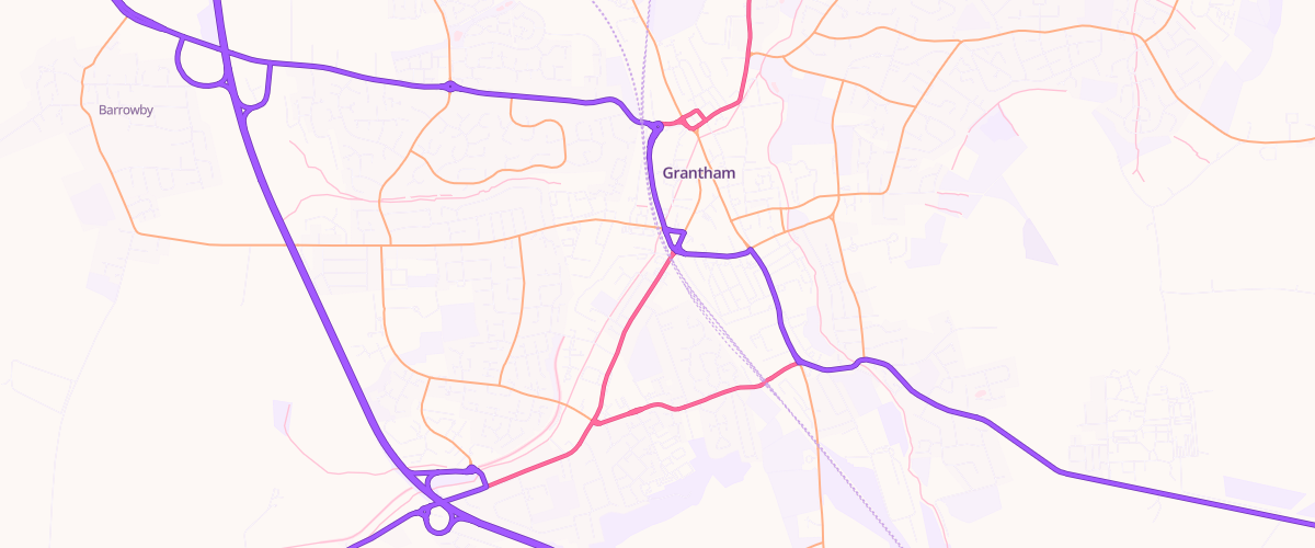 Map showing the location of Mfg Archways