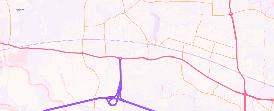 Map showing Mini Slough, Slough