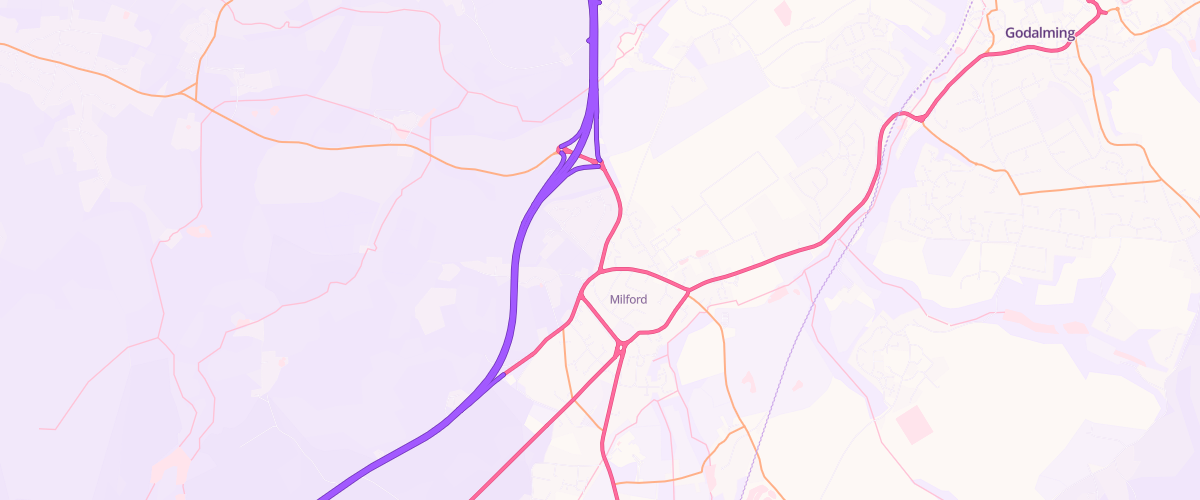 Map showing the location of Asda Manor Weald Express