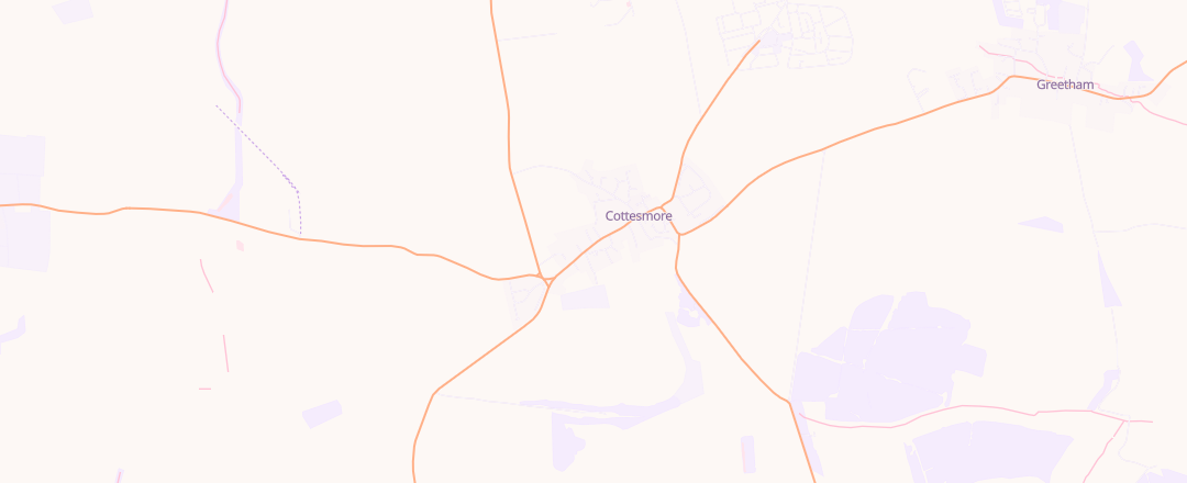 Map showing Colin Easson Motors Limited, Rutland