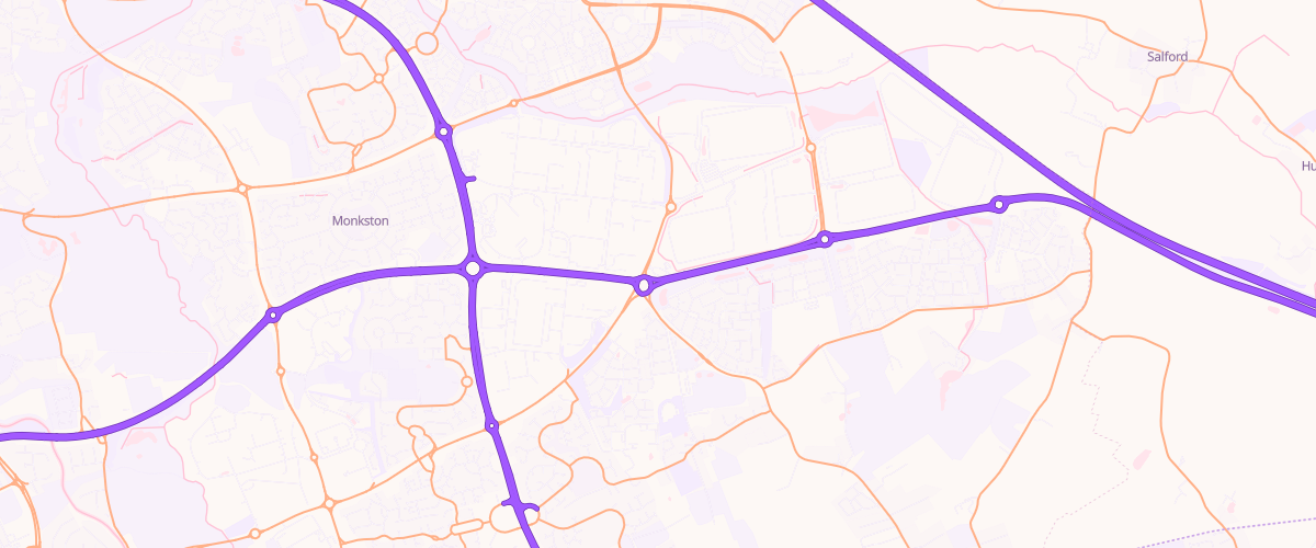 Map showing the location of Wavendon Gate Sf Connect