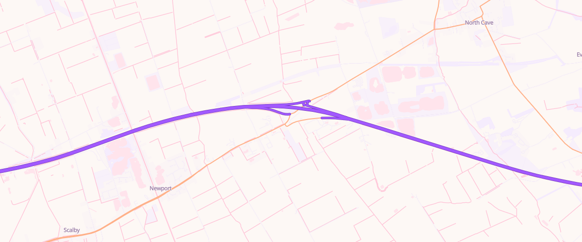 Map showing the location of Triangle North Cave