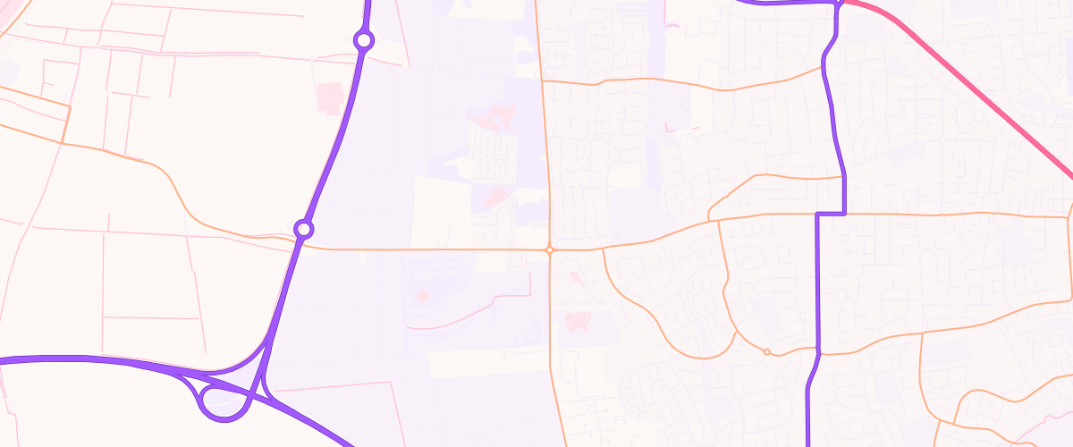 Map showing the location of Asda Scunthorpe Superstore