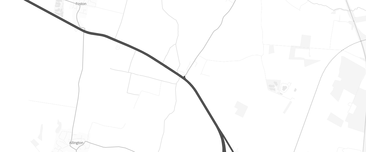 Map showing the location of Mfg Toll Bar