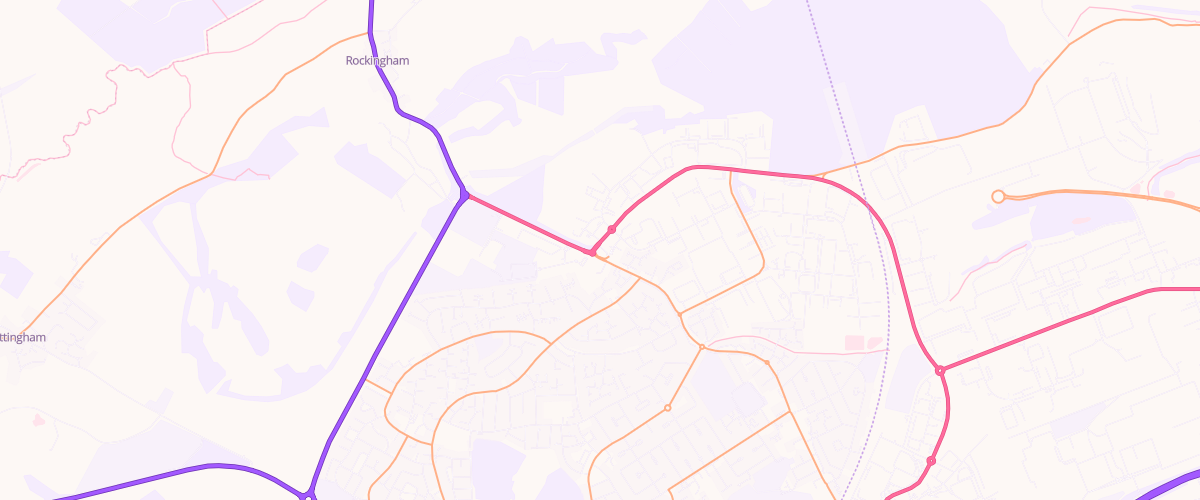 Map showing the location of Shell Harvest Energy Corby