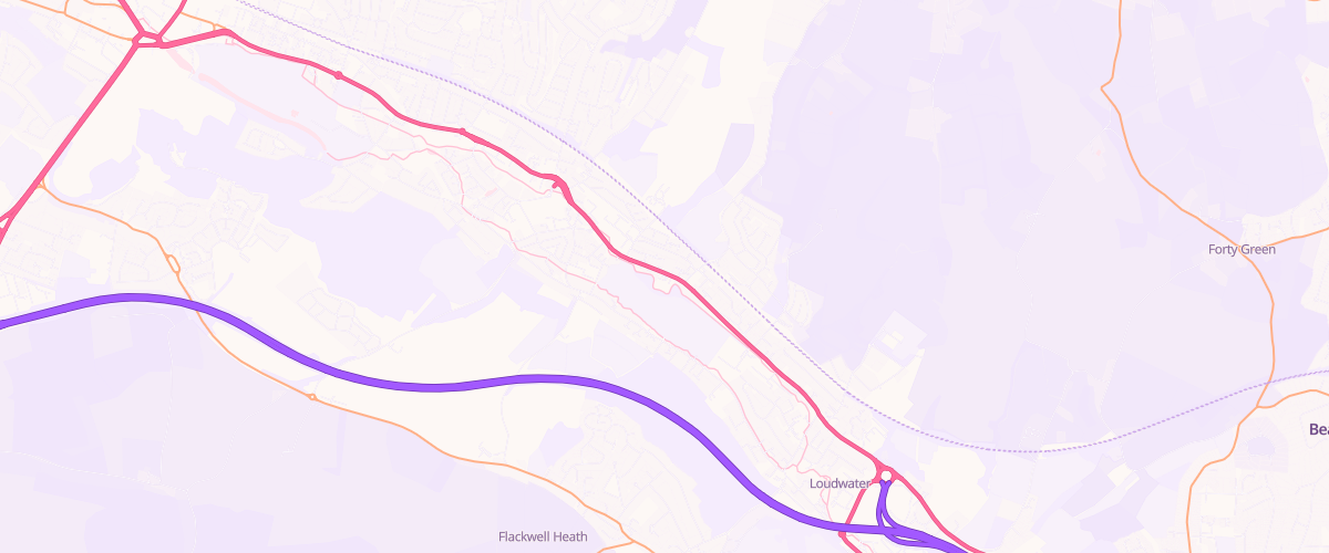 Map showing the location of Shell Loudwater