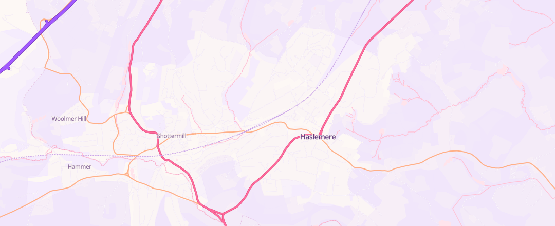 Map showing First 4 Carz, Haslemere