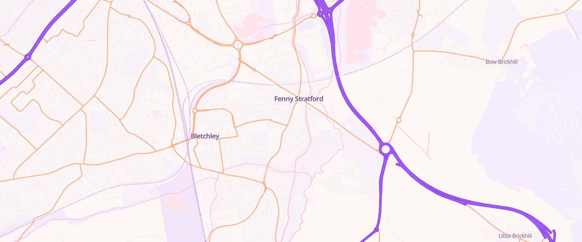 Map showing the location of Mfg Viking