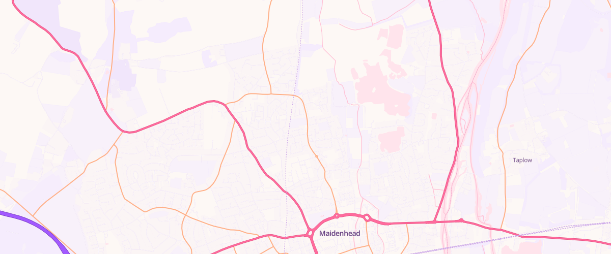 Map showing the location of Mfg Maidenhead