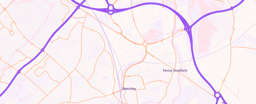 Map showing Smc Autos Limited, Milton Keynes