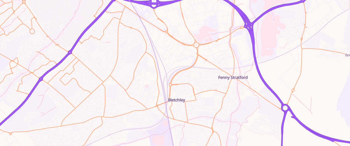 Map showing the location of Bp Harvest Energy Norman