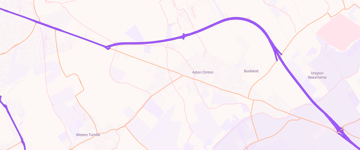 Map showing the location of Shell Co-Op Aston Clinton