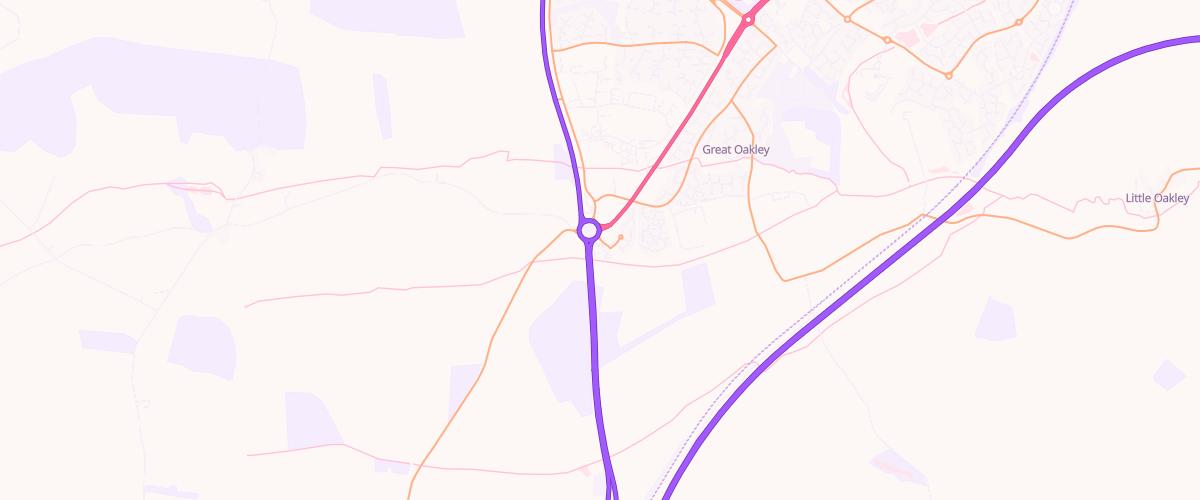 Map showing the location of Shell Harvest Energy Corby