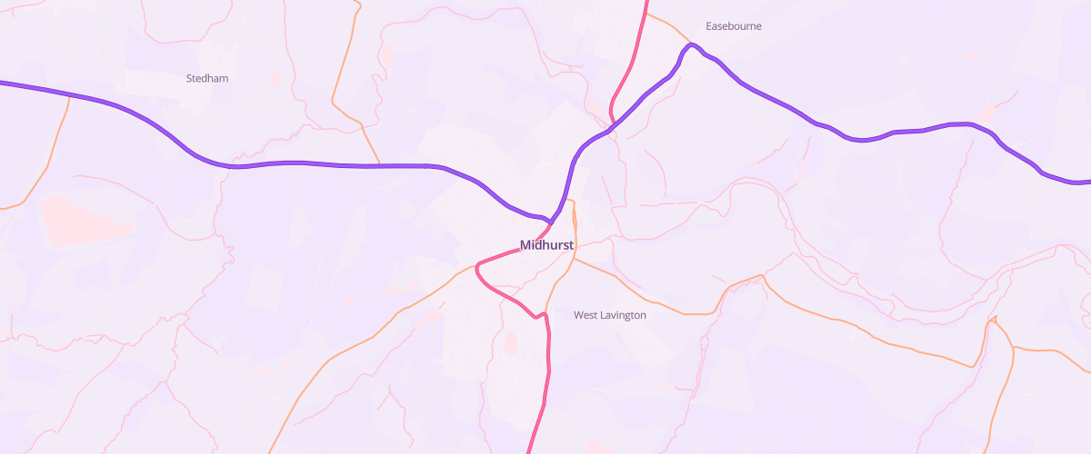 Map showing the location of Essomidhurst