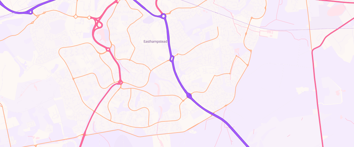 Map showing the location of Hornbill Sf Connect