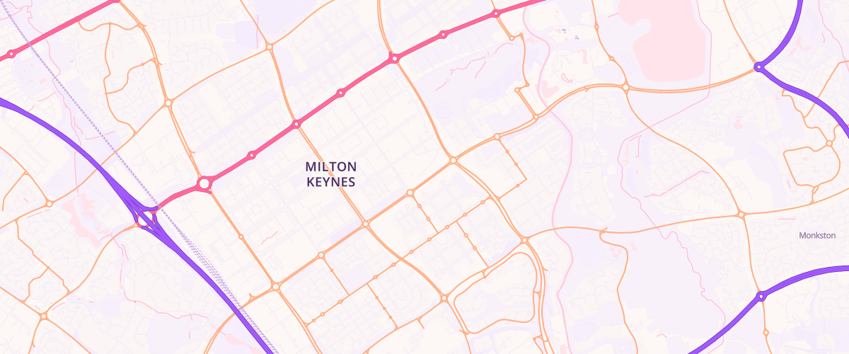 Map showing the location of Mfg Childs Way