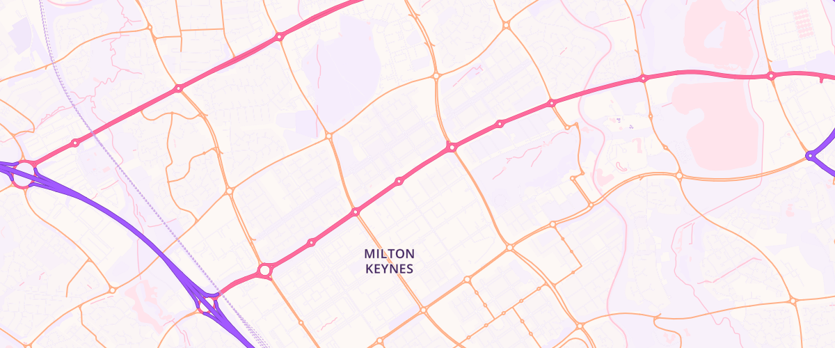 Map showing the location of Rontec Portway