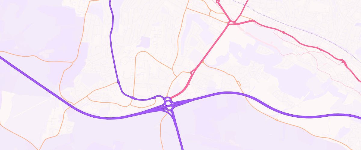 Map showing the location of High Wycombe South Esso