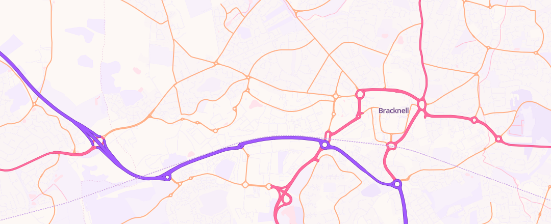 Map showing Halfords Autocentres Ltd, Bracknell