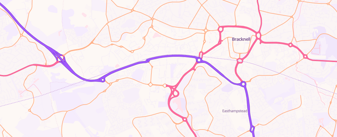 Map showing Peter Jones Limited, Bracknell