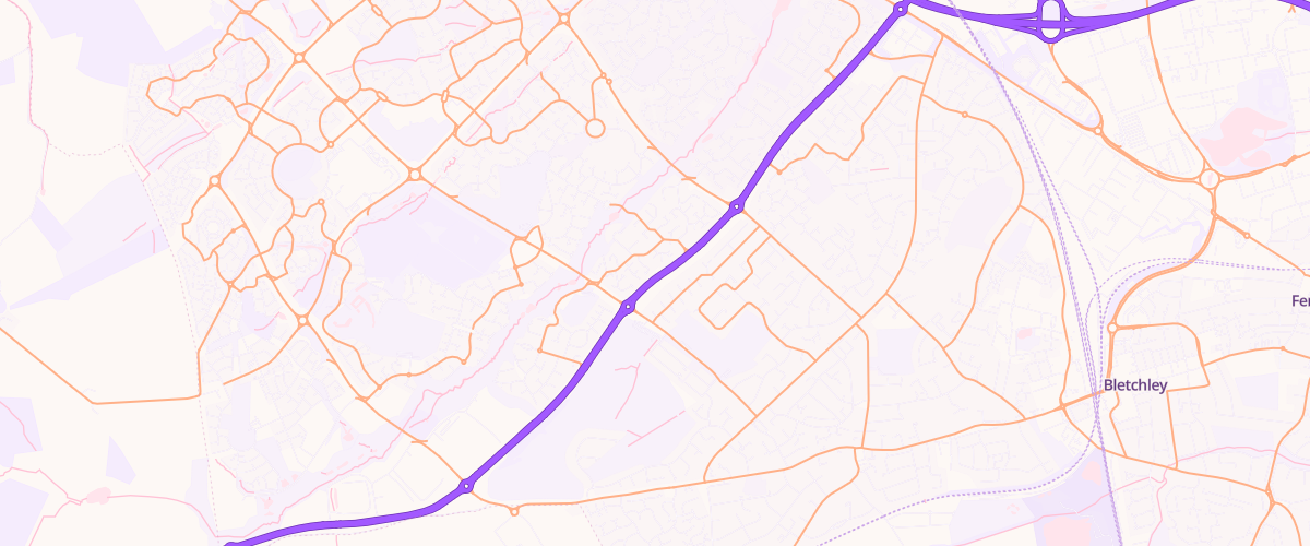Map showing the location of Emerson Valley Sf Connect