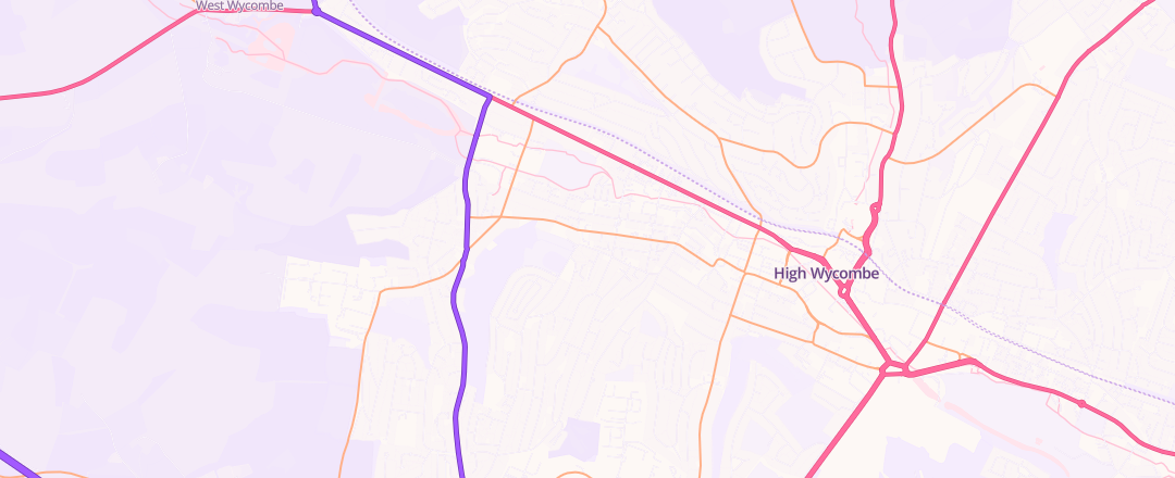 Map showing Equinox Automotive Ltd, High Wycombe