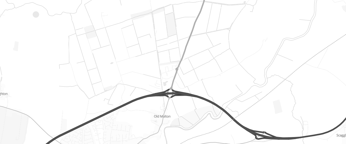 Map showing the location of Eden Service Station