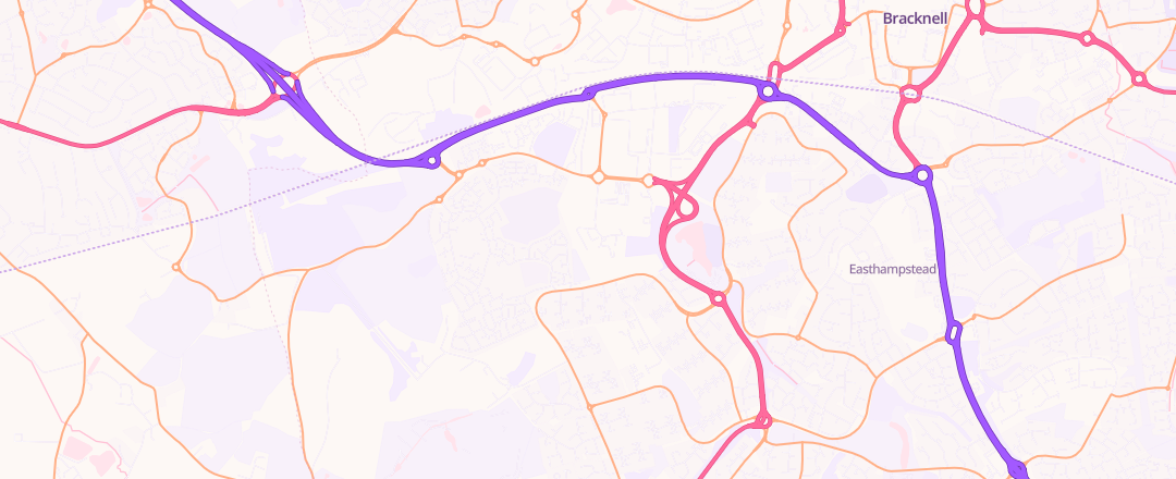 Map showing Eden (gm) Ltd, Bracknell