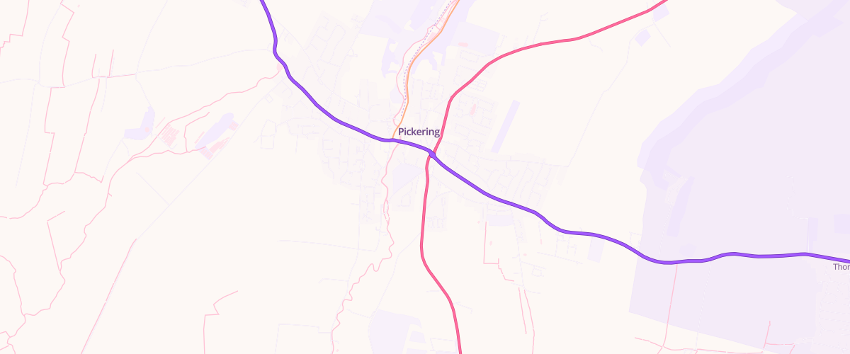 Map showing the location of Vale Motors