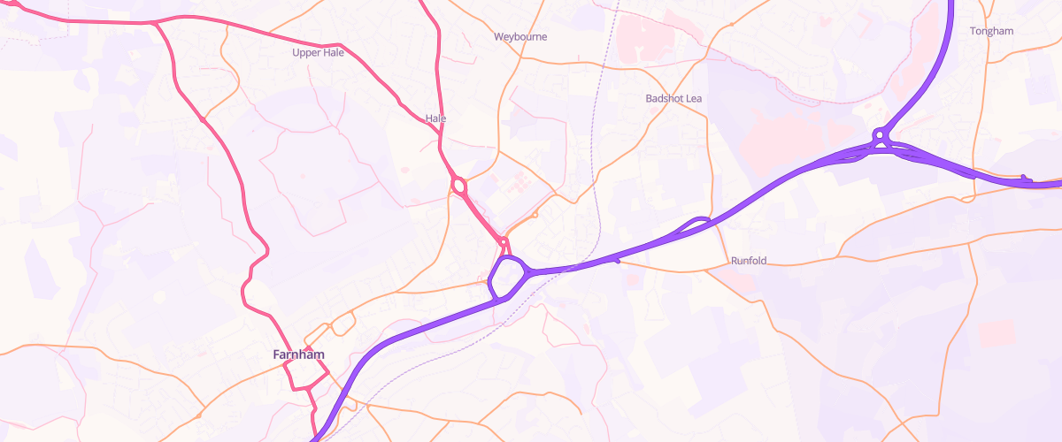 Map showing the location of Sainsburys Water Lane