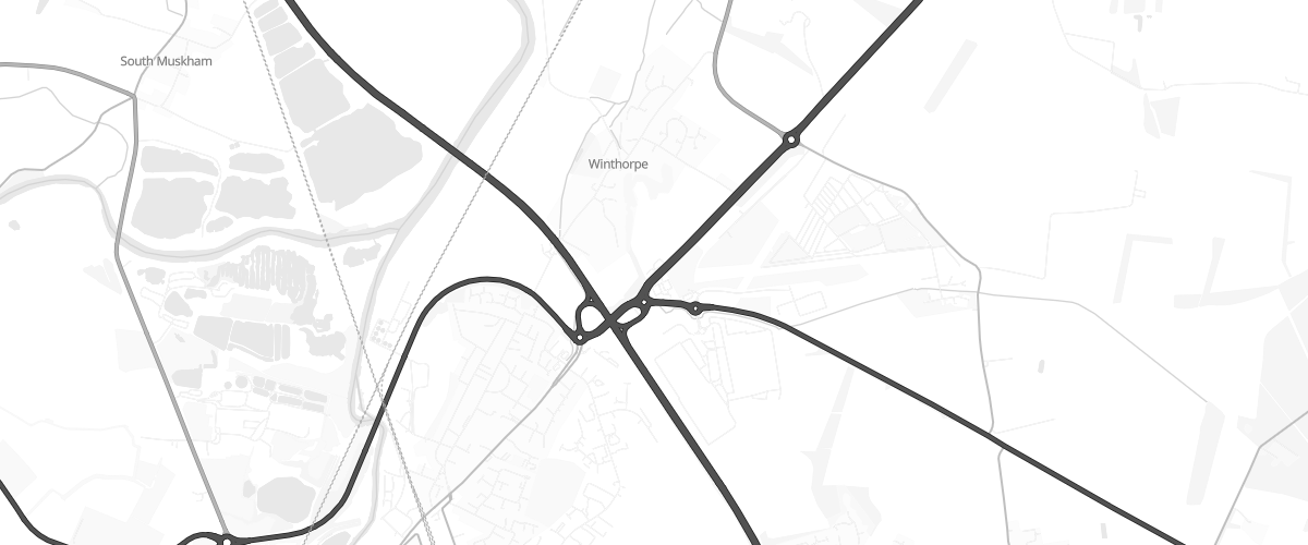 Map showing the location of Mfg Interchange