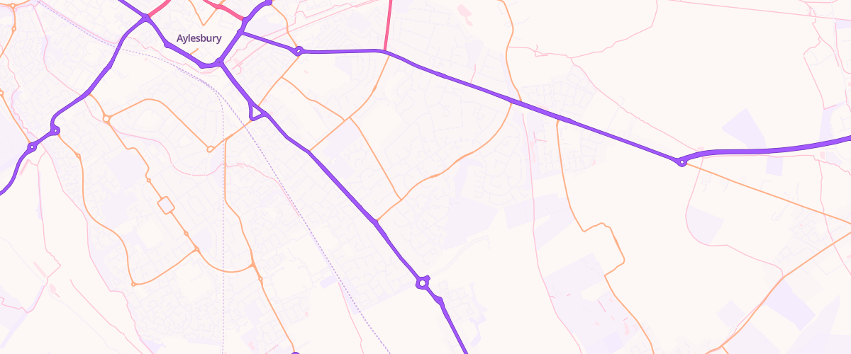 Map showing the location of Mfg Aylesbury