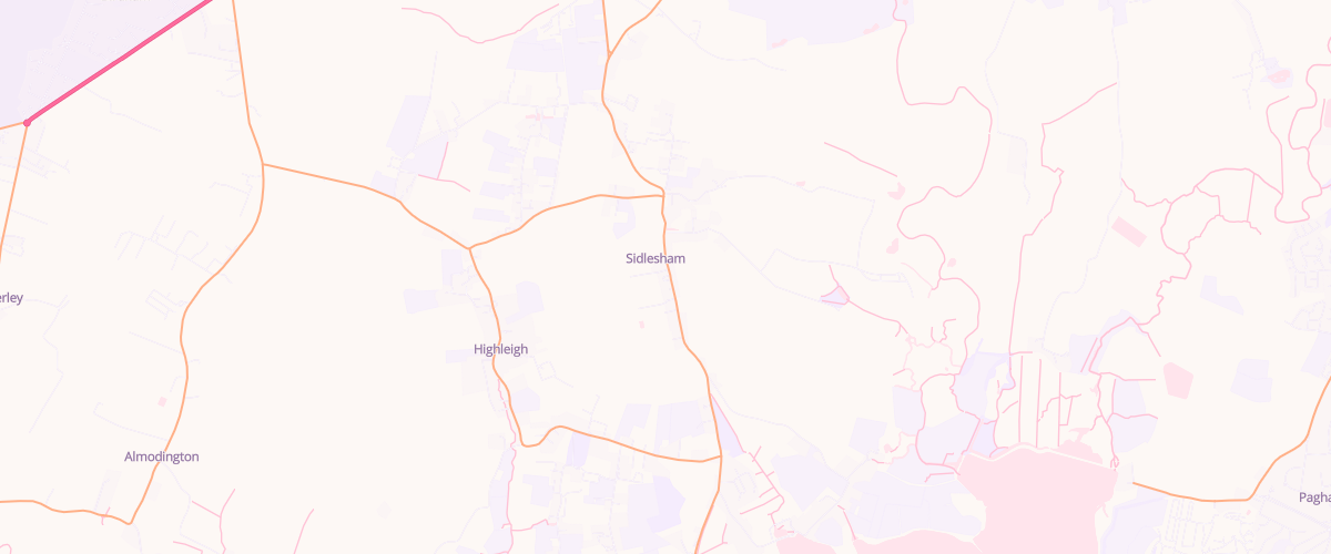 Map showing the location of Mfg Sidlesham