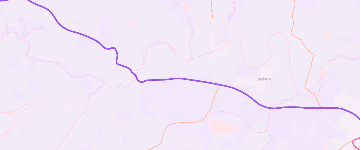 Map showing the location of Mrs L