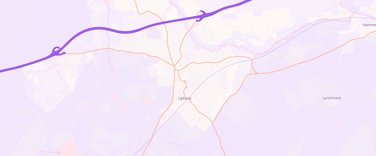 Map showing the location of Sainsburys Liphook