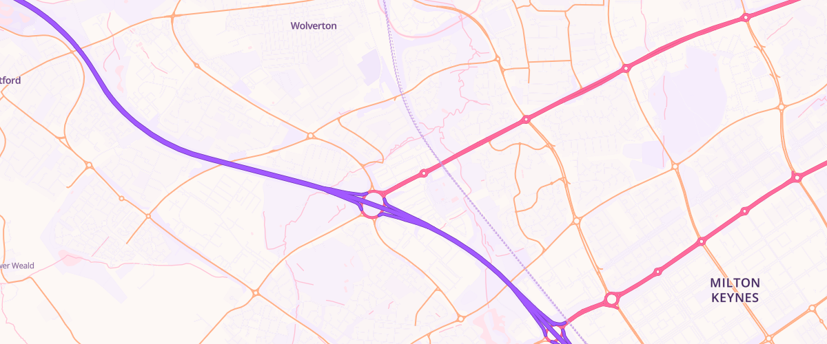 Map showing the location of Shell Stacey Bushes