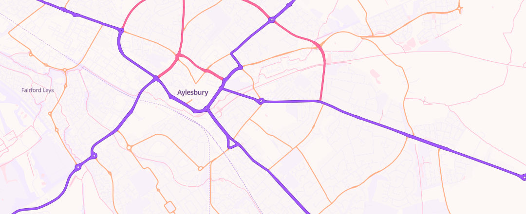Map showing Kwik - Fit, Aylesbury