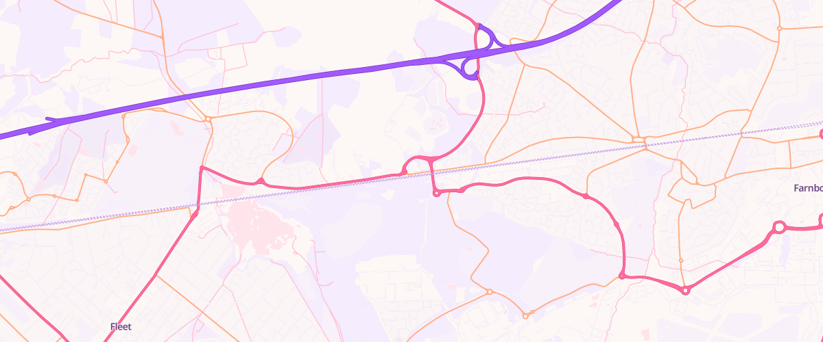 Map showing the location of Shell Little Waitrose Fleet
