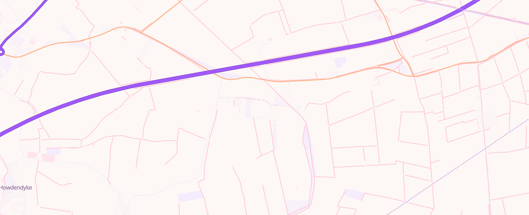 Map showing S T Services, Goole