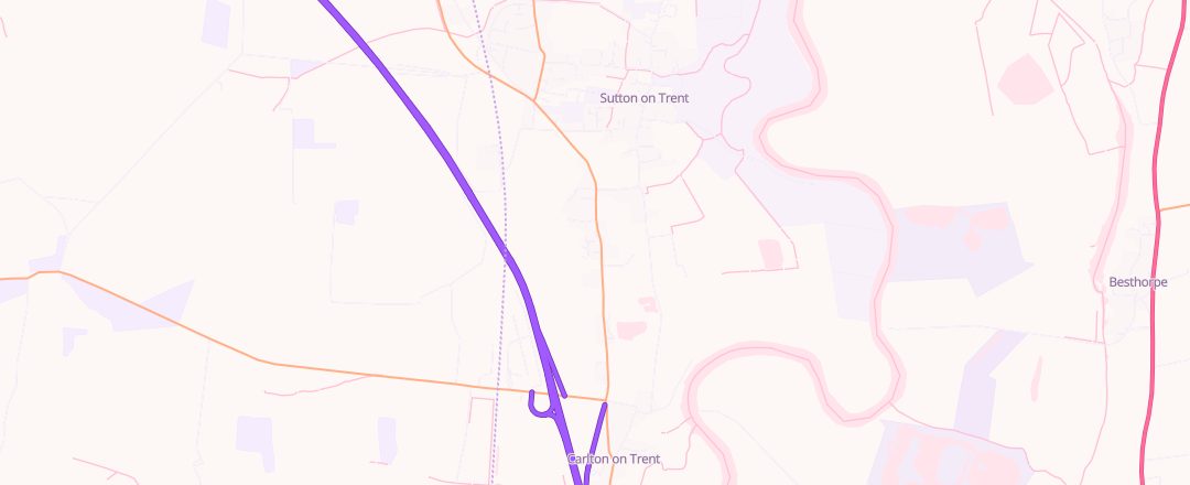 Map showing Vince Dodd Motor Repairs, Newark