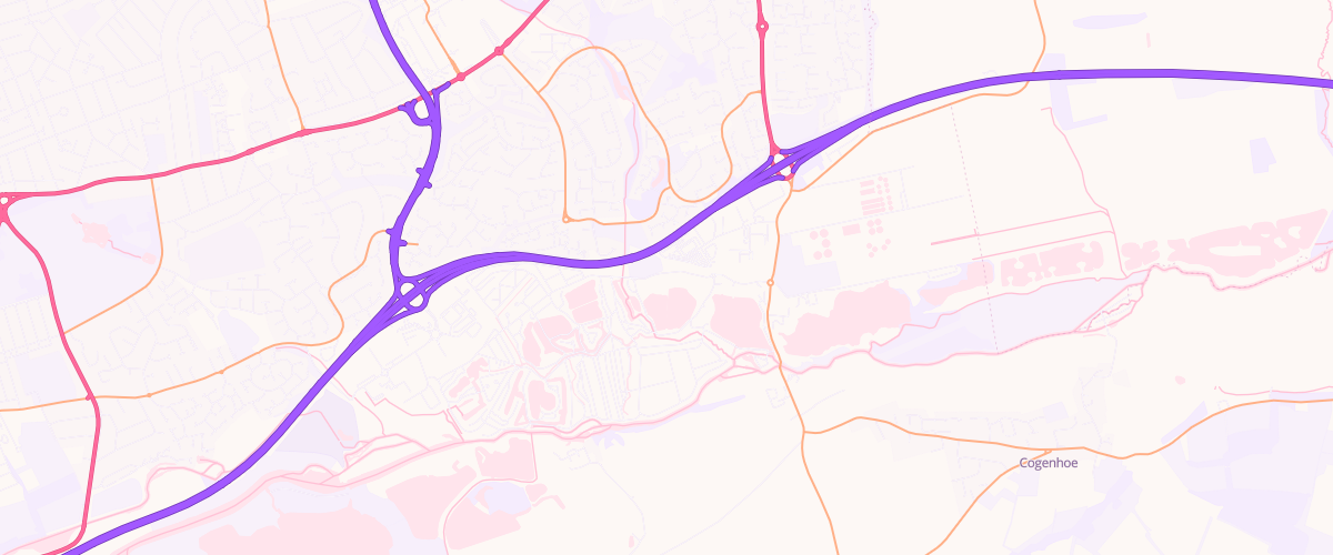 Map showing the location of Billing Service Station Ltd
