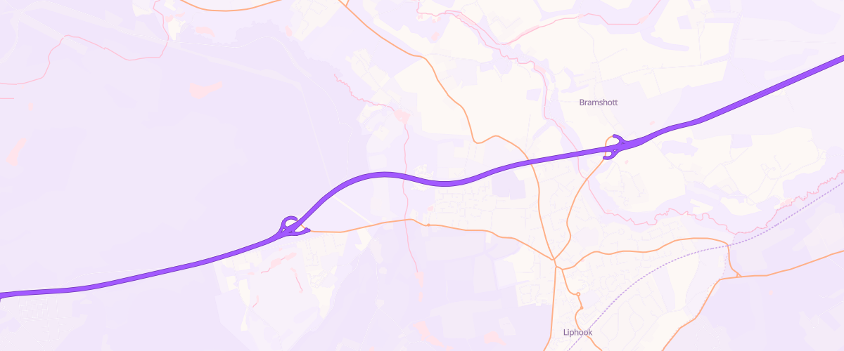 Map showing the location of Shell Little Waitrose Liphook