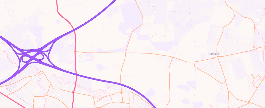 Map showing Wilmoths, Wokingham