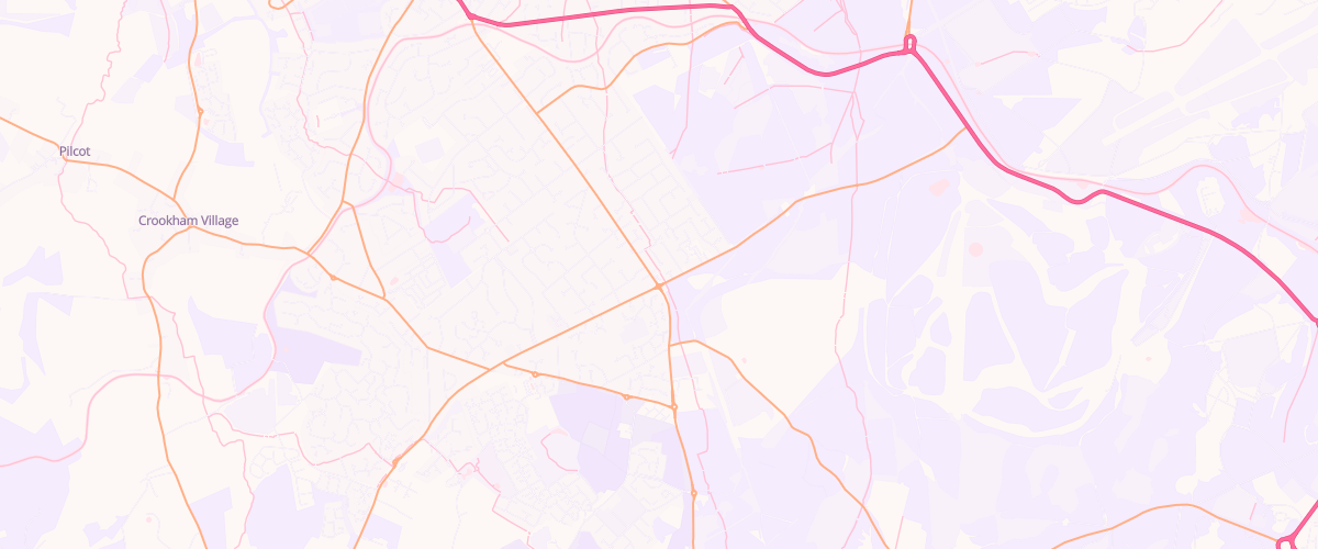 Map showing the location of Fleet Esso Express